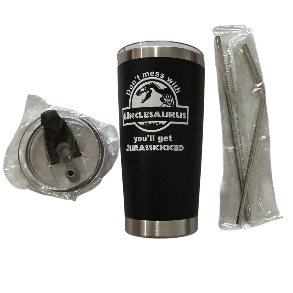 Don't Mess With Unclesaurus You'll Get Jurasskicked Insulated Stainless Tumbler